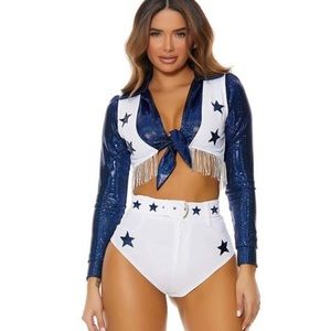 Dallas Cowboy Cheerleader Halloween Costume